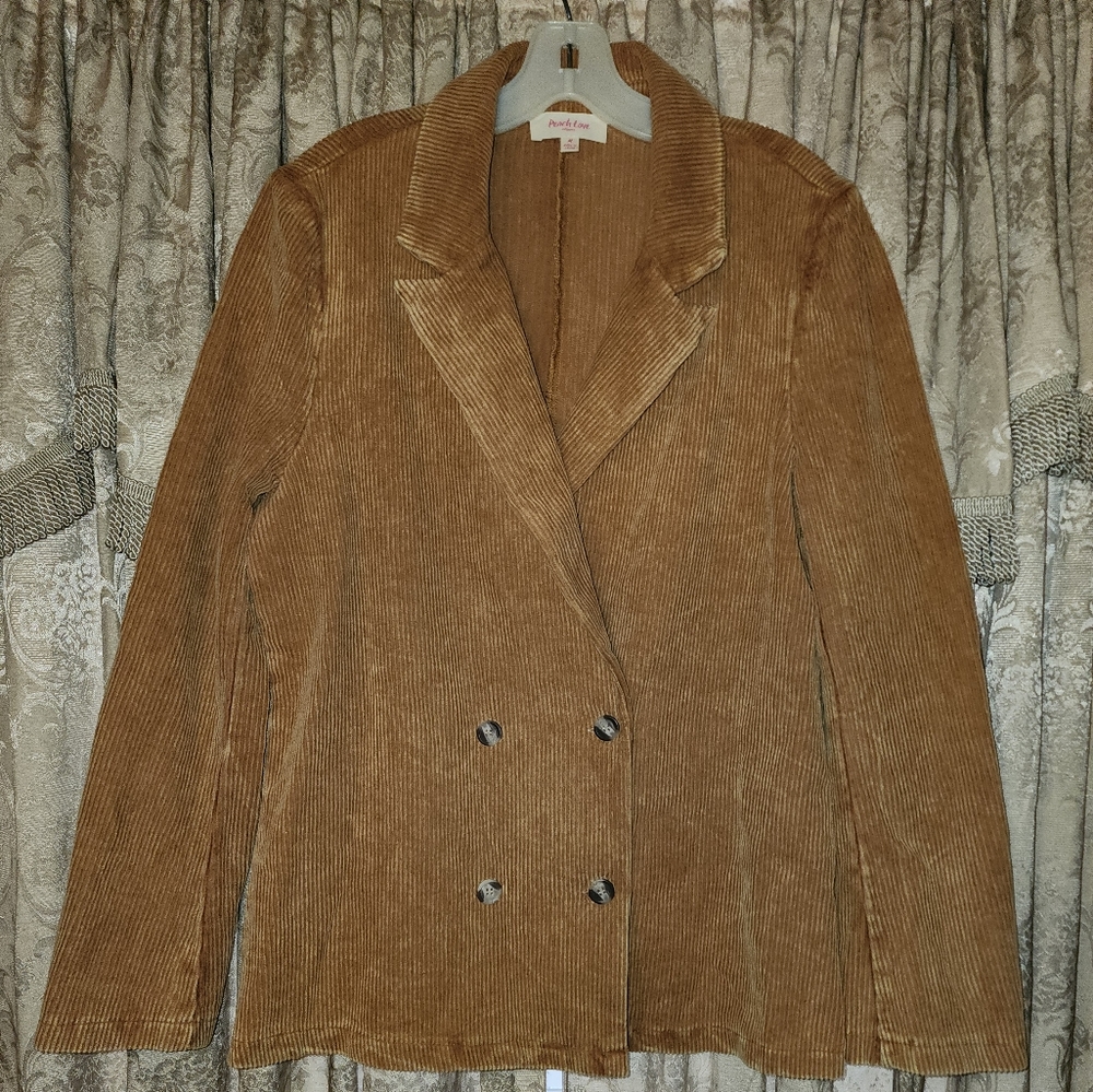 Peach Love California,Corduroy blazer